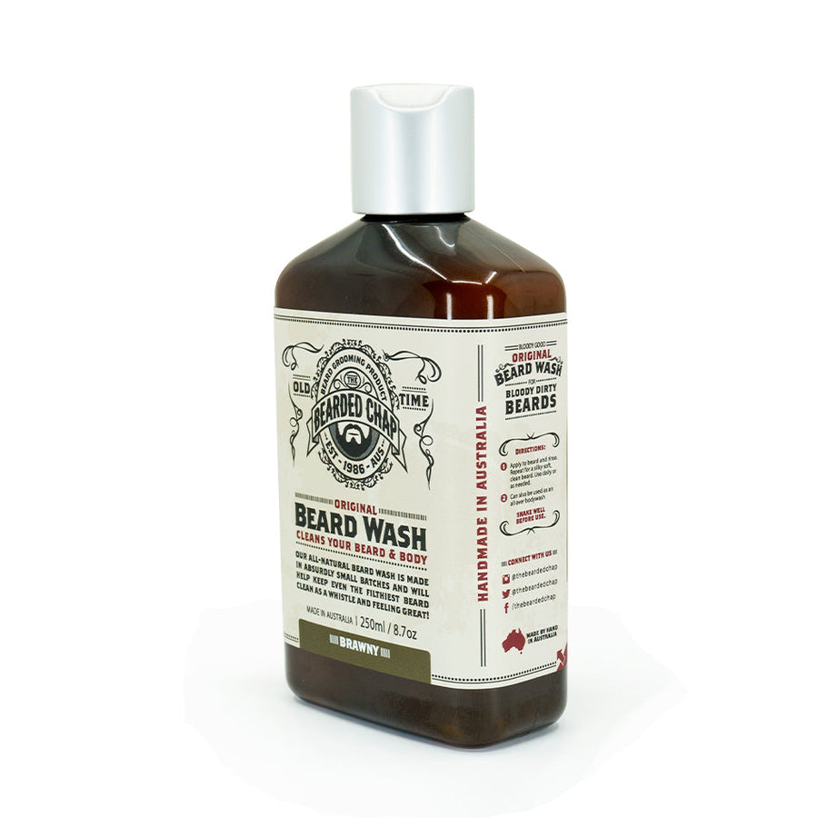 Brawny Original Beard Wash - The Bearded Chap Australian made grooming products
