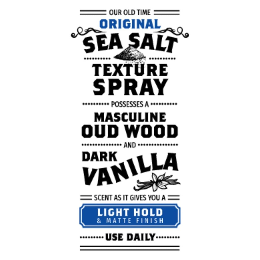 the bearded chap sea salt texture spray
